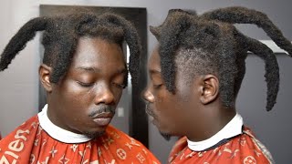 🔥FLORIDA STYLE WICK DREADS HAIRCUT TRANSFORMATION [upl. by Ingaberg637]