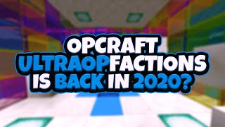 OPCraft Ultra OP Factions is BACK in 2020 [upl. by Idnat]