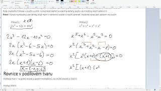 Rovnice v součinovém nebo podílovém tvaru [upl. by Fleeman]