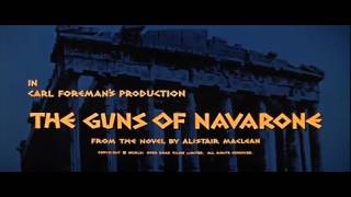 Guns of Navarone 1961  OPENING TITLE SEQUENCE [upl. by Ylecic]