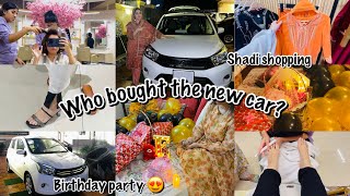 WHO BOUGHT THE NEW CAR  🩷FINALLY 😍 BIRTHDAY PARTY  GIFTS 😍 [upl. by Duncan]