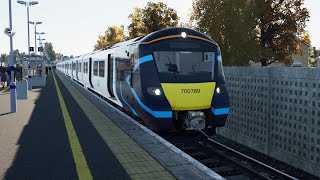 Train Sim World 3  Thameslink  Rainham to Luton  Class 7000 TL  PS5 [upl. by Latsryc]