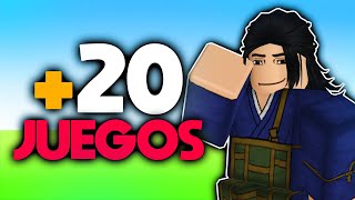 MÁS DE 20 JUEGOS DE ROBLOX QUE DEBERIAS CONOCER EN MENOS DE 5 MINUTOS ☝🤓 [upl. by Attaymik]