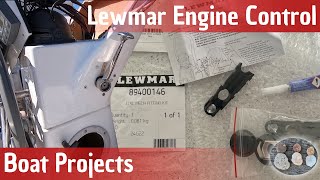 Lewmar gear linkage repair amp cable adjustment  Whitlock morse controls  Boat Projects [upl. by Odlanier]