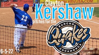 Kershaw Day  Rancho Cucamonga Quakes [upl. by Flan]