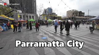 Parramatta City  Walking to Parramatta Wharf  Sydney Australia [upl. by Hcurab]