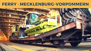 Ferry MECKLENBURGVORPOMMERN in Trelleborg Green Cargo 385 shunting Cargo Train [upl. by Euhsoj]