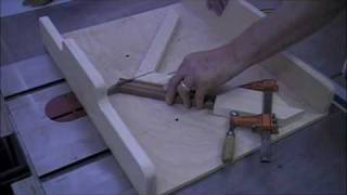 Woodworking  How to Make a Perfect Miter Joint  Table Saw Miter Sled Tips amp Techniques [upl. by Singband]