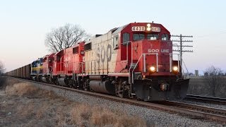 CP Train 800 Somers WI March 27 2015 [upl. by Enner96]