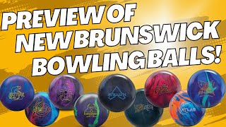 Summer Brunswick Releases Preview of ALL 9 NEW BOWLING BALLS [upl. by Trilby666]