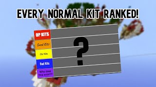 Hypixel Skywars  Normal Kits Tier List 2021 [upl. by Russel]