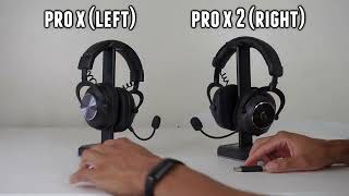 Logitech G Pro X vs Pro X 2  Wireless Headsets Comparison [upl. by Kalina]