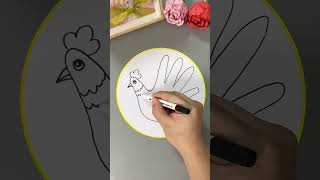 Lets draw simple and fun creative childrens paintings with your kids using the palms of your hands [upl. by Aneej635]