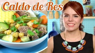 COMO HACER CALDO DE RES O COCIDO 🍲🐮 Recién Cocinados [upl. by Lorrimor281]