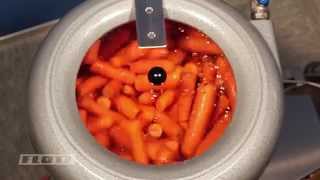 Gemüseschälmaschine Karotten  Vegetable peeling machine carrots [upl. by Petras]