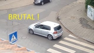 EXTREME LOUD Golf CUSTOM Golf R32  incredible loud exhaust sound [upl. by Ladiv899]