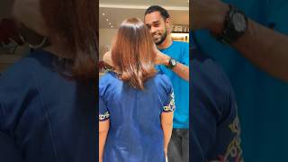 Hair treatment ✨trending hairstyle haircut salon viralvideo youtubeshorts magicskills [upl. by Nary805]