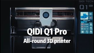 QIDI Q1 Pro  Compact Affordable Heated chamber 3d printer [upl. by Nesline700]