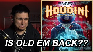 FINALLY EMINEM HOUDINI OFFICIAL VIDEO FIRST REACTION [upl. by Kcorb]