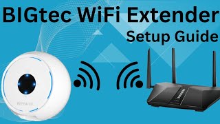 How To Setup BIGtec WiFi Extender Signal Booster In Just 2 Mins ✅️ [upl. by Eitsirc]