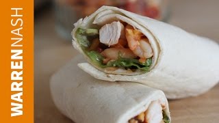 How to wrap a Tortilla  2 methods in 60 seconds  Recipes by Warren Nash [upl. by Kone]