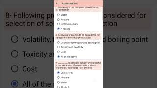 ASSESMENT  4 INTRODUCTION TO PHYTOCHEMISTRY answerkey electivesubjects ncism phytochemistry [upl. by Nojed]