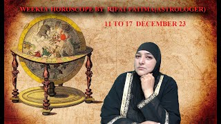 Rifat Fatima Live Stream 11 To 17 Dec 23  weekly horoscope astrologer Birth stone Part 1 [upl. by Llennol]