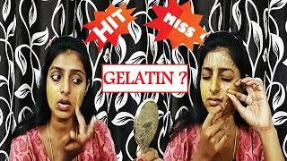 Trying Gelatin Face Mask For The First Time  DIY Peel Off [upl. by Gosney]