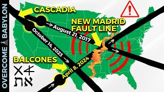 ⚠️Triple American Eclipse Prophecy New Madrid Fault Line DANGER [upl. by Jochebed]