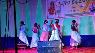 Chemek Chemek Santali dance durga puja udalguri 2024 [upl. by Fisoi664]