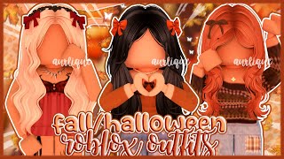 AESTHETIC HALLOWEEN amp FALL ROBLOXBERRY AVENUE OUTFITS ┊CODES amp LINKS┊PART 5 ┊aurlique [upl. by Kcirederf]