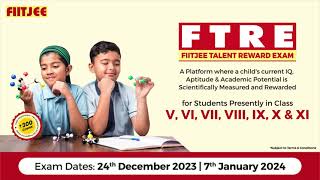 FIITJEE Talent Reward Exam 2023 [upl. by Epstein]