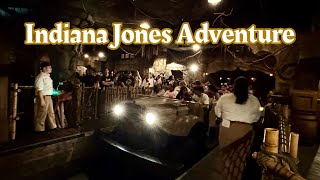 Indiana Jones Adventure  Thrill Rides Dark Loud amp Scary  Disneyland Park [upl. by Tija]