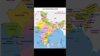 Map of India Shortcut trick to remember 28 Indian States viral youtubeshorts learnwithjaya [upl. by Esille975]