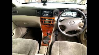 TOYOTA COROLLA MODEL 2003 NEAT CONDITION PRICE SLIGHTLY NEGOTIABLE GENUINE BUYERS PLZZ CONTACT [upl. by Ellehcar]