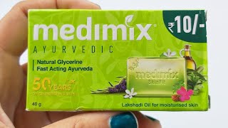 Medimix Ayurvedic Natural Glycerine Soap Review  All About Life [upl. by Fidellas932]