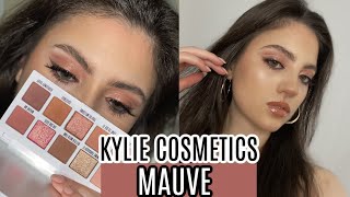 KYLIE COSMETICS THE MAUVE PALETTE REVIEW  TUTORIAL [upl. by Kepner]