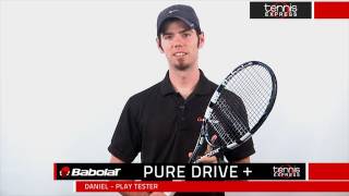 Tennis Express  Babolat Pure Drive Plus Racquet Review [upl. by Rois]