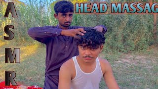 ASMR Tharapy Massage ASMR Head MASSAGE head massage Massage for headache [upl. by Janel]