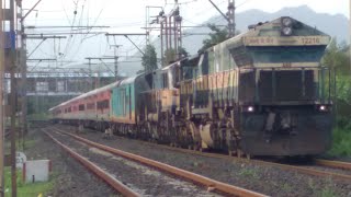 ABR WDG4  BGKT WDP4B With Jodhpur Bangalore Express [upl. by Marchese]