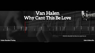 VAN HALEN  WHY CANT THIS BE LOVE  TAB GUITAR [upl. by Winters489]