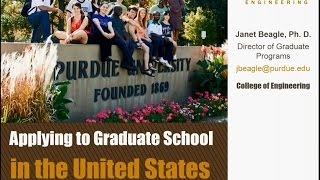 Applying to Graduate School in the US [upl. by Aynosal]