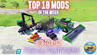 TOP 10 MODS OF THE WEEK  Farming Simulator 22 [upl. by Januisz835]