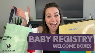 Baby Registry Boxes 2025  Who has the best box  Babylist Amazon Target and Walmart [upl. by Mikol]