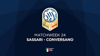 Serie A Gold 24  SASSARI  CONVERSANO [upl. by Arammat162]