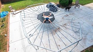 THIS TRAMPOLINE IS TERRIFYING [upl. by Suhail]