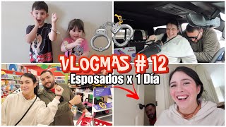 12 HORAS ESPOSADOS EN FAMILIA  VLOGMAS  12 [upl. by Akenna46]