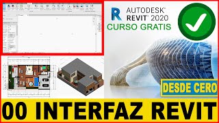 ✅00 CURSO COMPLETO de REVIT 2020 GRATIS  INTERFAZ TUTORIAL para principiantes DESDE CERO [upl. by Eimor]