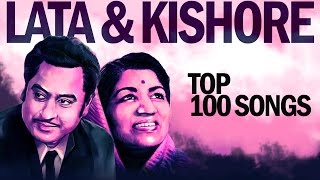 Top 100 Songs of Lata  Kishore  लाता  किशोर के 100 गाने  HD Songs  One stop Jukebox [upl. by Pomfrey]