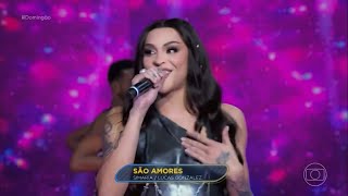 Pabllo Vittar  São Amores Ao vivo Domingão com Huck 19052024 [upl. by Ianahs]